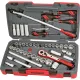 44 Piece 1/2in Dr. Metric & AF Socket Set